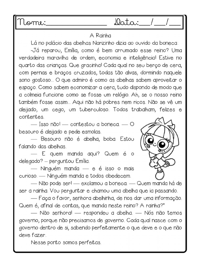Atividades 5 Ano | PDF