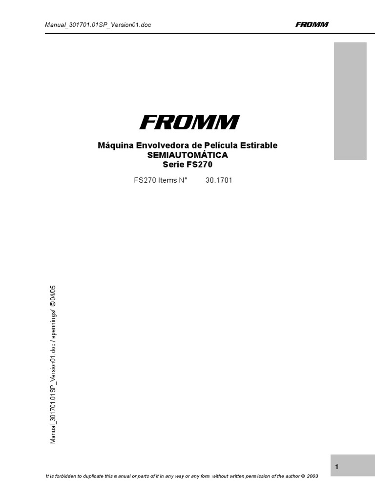 Downloads Manual 301701 01SP Version01 | PDF | Enchufes y tomas de ...