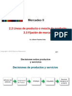 4 - Líneas de Producto o Mezcla de Producto - Fijación de Marcas