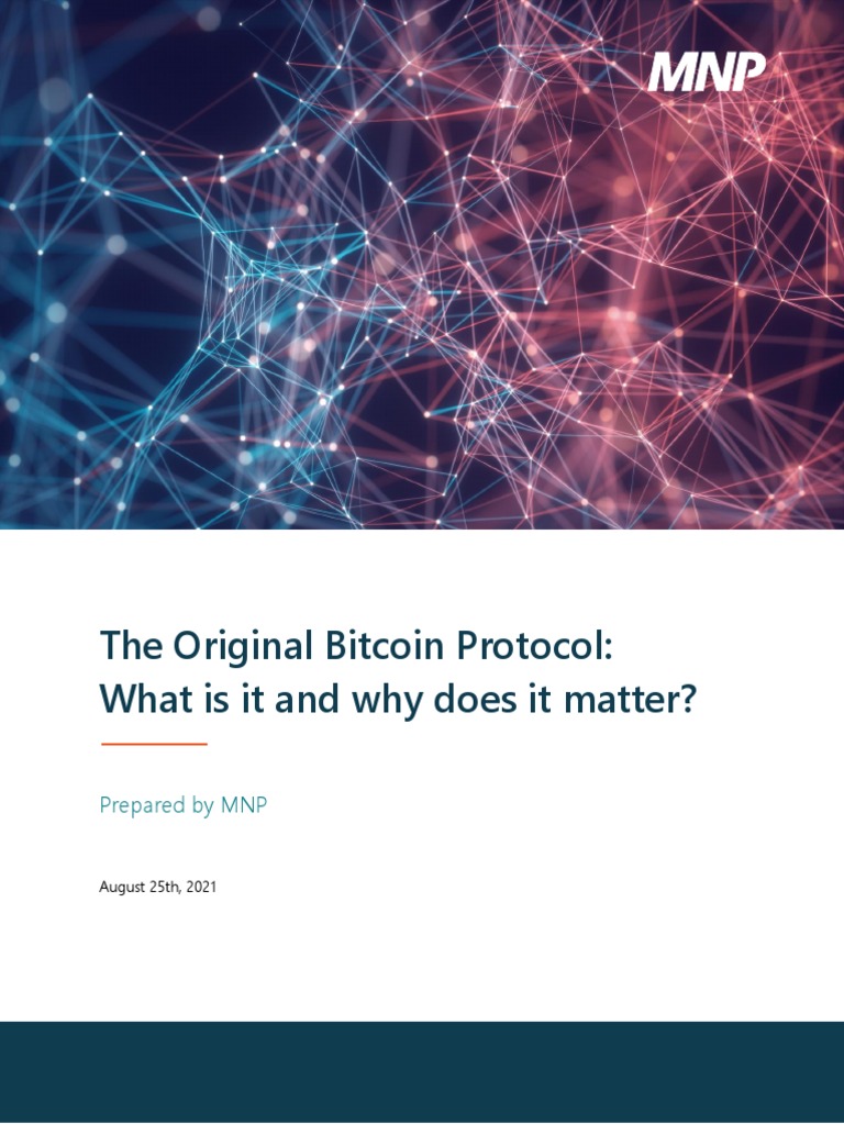 The Original Bitcoin Protocol R | PDF | Finance & Money Management