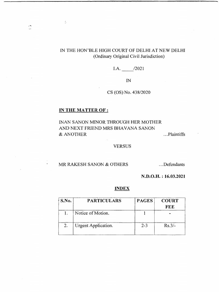 Application under section 8 of the arbitration and conciliation act