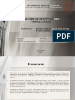 Exposicion de Practicas Pre Profesionales