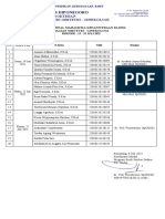 Jadwal Jurnal Mahasiswa Kepaniteraan Klinik Obstetri-Ginekologi Periode 12-25 Juli 2021