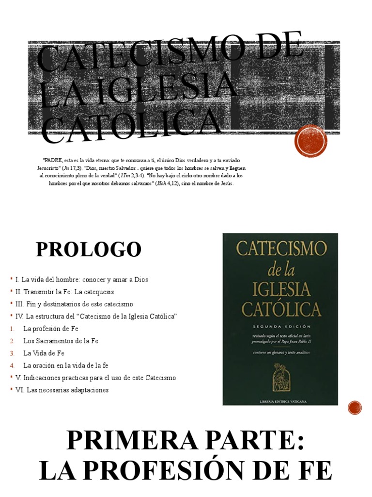 Catecismo de la Iglesia Católica PDF | PDF | Jesús | Fe