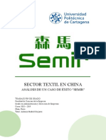 Sector textil en China: análisis del caso SEMIR