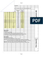 Frequency Response Spreadsheet