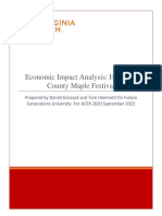 Highland County Economic Impact Analysis - Virginia Tech FINAL REPORT