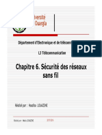 Chapitre 6. Sécurité Des Réseaux Sans Fil