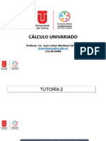 Funciones Cálculo Tutoría 2