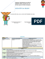 Planeación 3er Grado