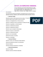 Clasificacion Derechos