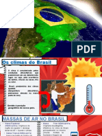Os climas e a vegetação natural do Brasil