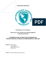 Protocolo Con Técnicas de Procesamiento y Análisis de Datos