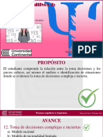 Toma de Decisiones Complejas e Inciertas