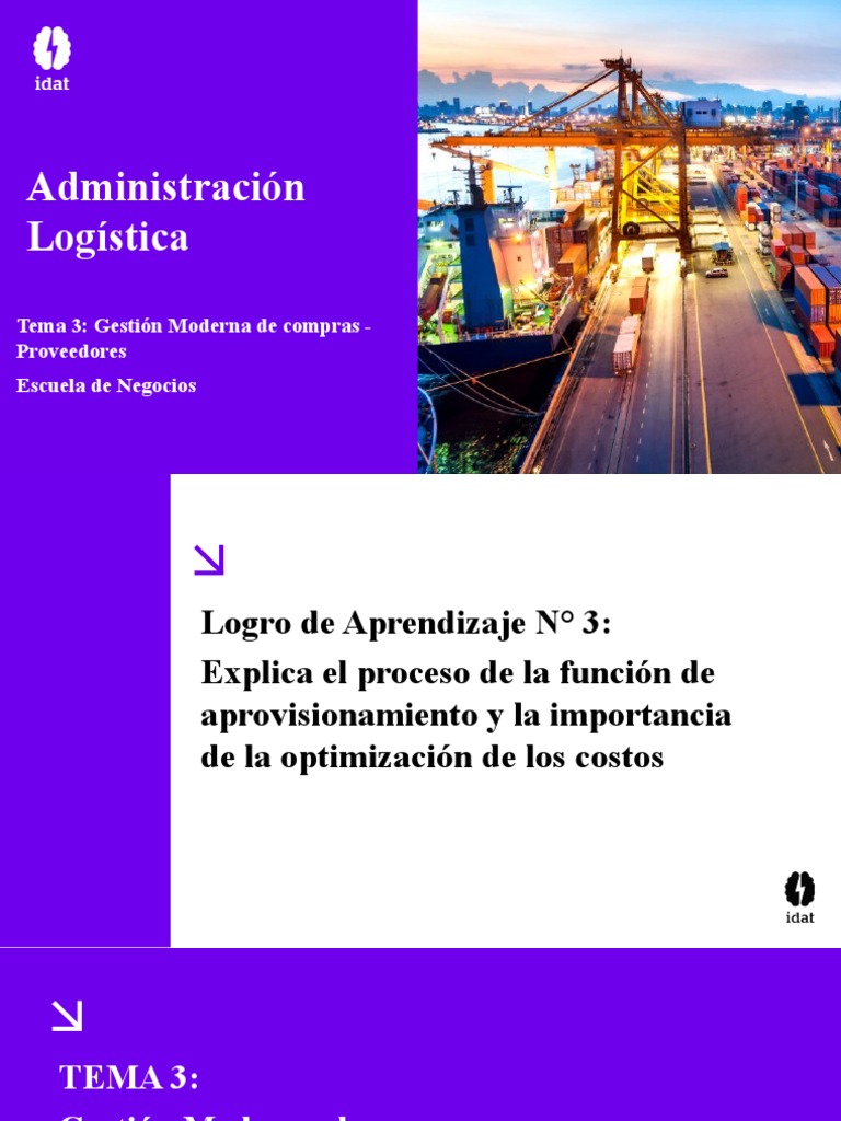 Gestión Moderna de Compras y Proveedores | PDF | Logística | Calidad ...