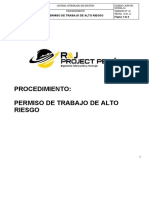 Procedimiento de Permiso de Trabajo de Alto Riesgo