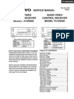 Service Manual for Pioneer AV Receivers TX-DS595 and TX-DS696
