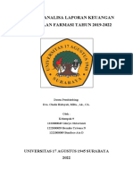 Analisis Cross Section Perusahaan Farmasi