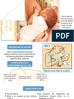 Metodo de La Lactancia Materna Exclusiva y Amenorrea