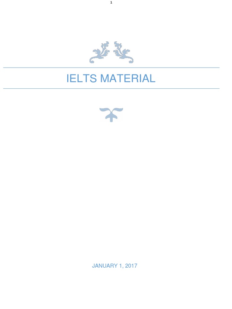 Ielts Material Booklet Latest PDF International English Language