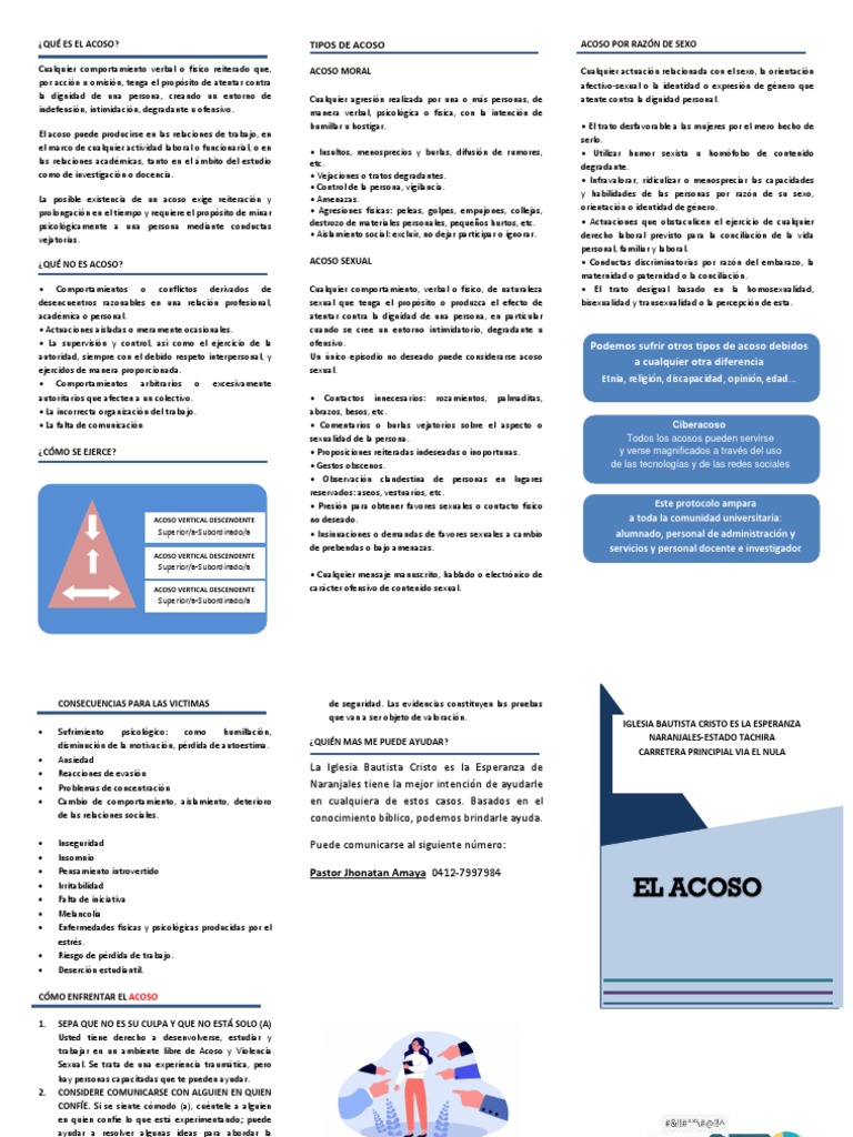 Definición y Tipos de Acoso | PDF | Acoso sexual | Acoso cibernético
