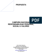 PROPUESTA Nacional Responsabilidad Personal, Social & Valores Editado Julio 30, 2019