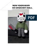 Jason Voorhees Inspired Crochet Doll