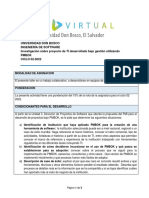 Investigación Sobre Proyecto de TI Desarrollado Bajo Gestión Utilizando PMBOK