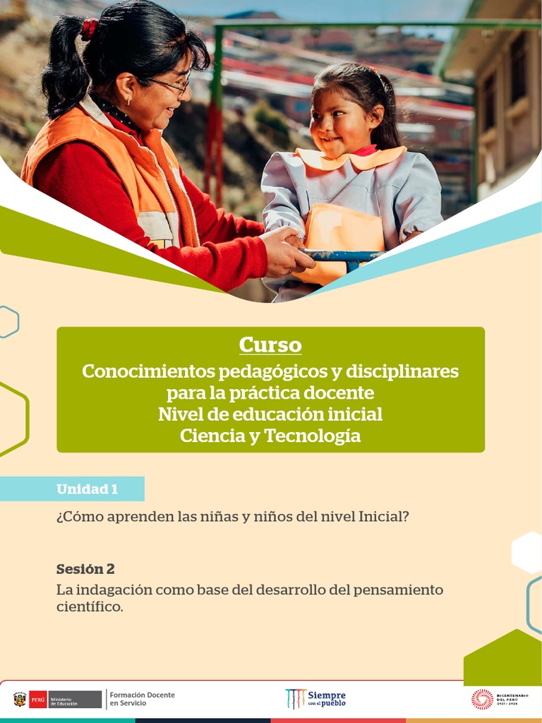 Sesión 2 - Fascículo | PDF | Educación de la primera infancia | Método ...