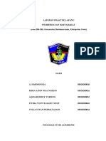Laporan Praktek Lapang Pemberdayaan Masyarakat