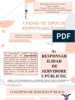 Unidad Vii. Tipos de Responsabilidades