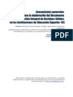 Lineamientos Generales Para La Elaboracion Del PGIR en Instituciones[1]