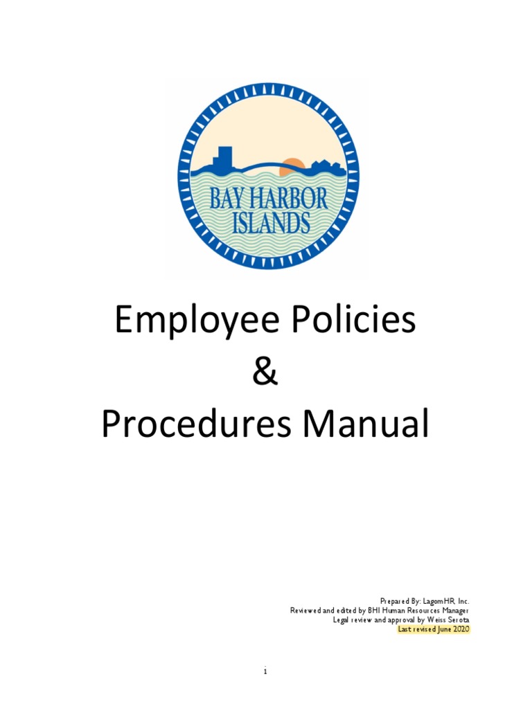 Bay Harbor Island, Florida Paid Parental Leave Policy PDF Family And Medical Leave Act Of