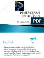 Pemeriksaan Neurologis