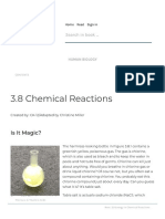 3.8 Chemical Reactions Human Biology