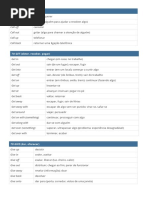 Lista Completa de Phrasal Verbs com Tradução | PDF