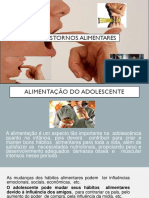 Alimentação e transtornos na adolescência