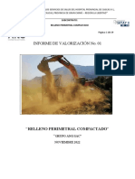 INFORME - VALORIZACION 01 - RELLENO PERIMETRAL COMPACTADO Rev2