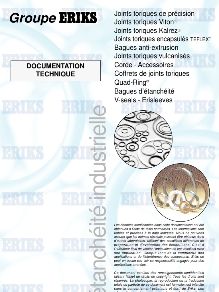 Doc Joint Torique Elastomere Durete Materiau