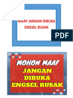 Maaf Jangan Dibuka