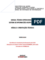 Manual Técnico do Sistema de Informações Hospitalares