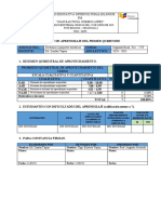 Informe 1er Quimestre - 2D Vit-Paq. Turist.