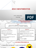 Slides Emoções e Sentimentos