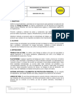 Procedimiento de Trabajos en Alturas