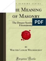 Walter Leslie Wilmshurst - The Meaning of Masonry
