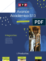 Avance Academico S13 - FUNDMARK