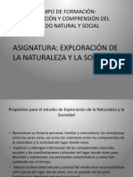 Exploración de La Nat y Soc.