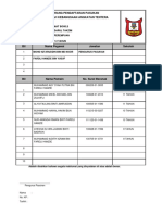 Borang Pendaftaran Pasukan SK Angkatan Tentera