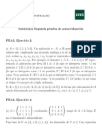 Álgebra ETSI Industriales: Soluciones PEA2