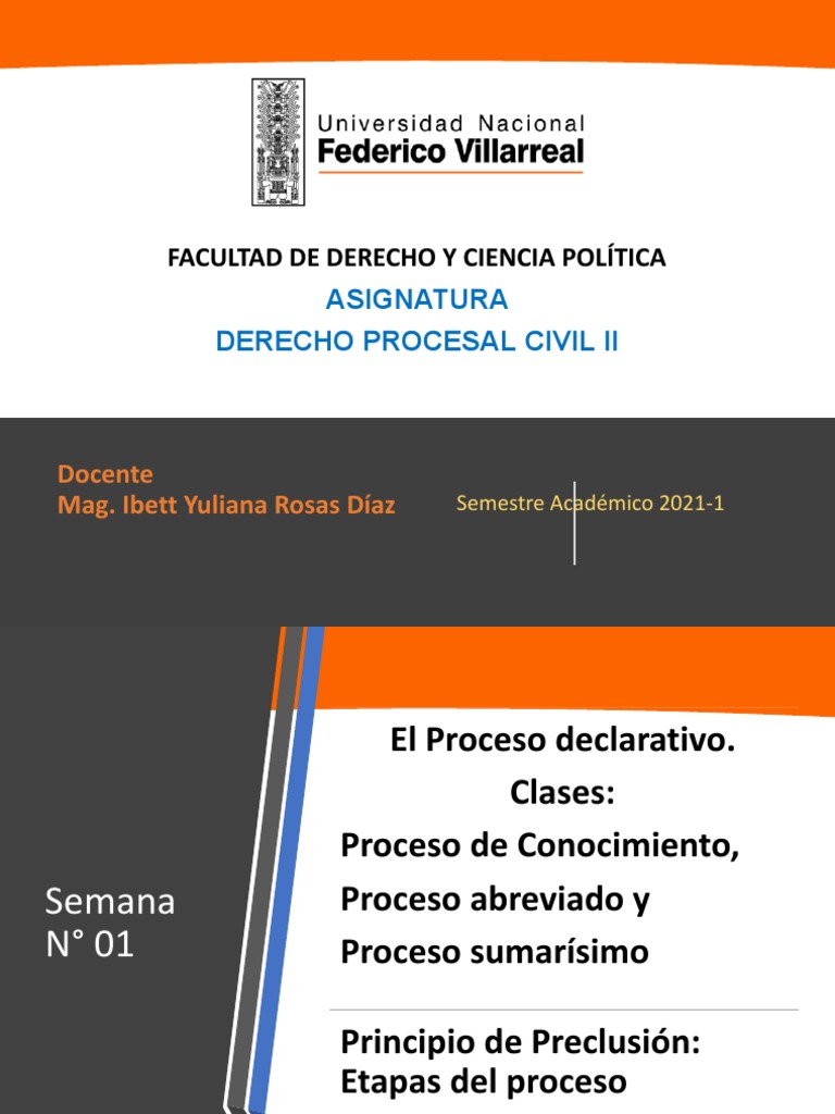 Derecho procesal civil II: los procesos declarativos | PDF | Ley